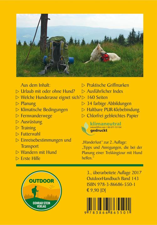 Produktbild Trekking mit Hund (Deutsch, Heiko Kühr, 2017)