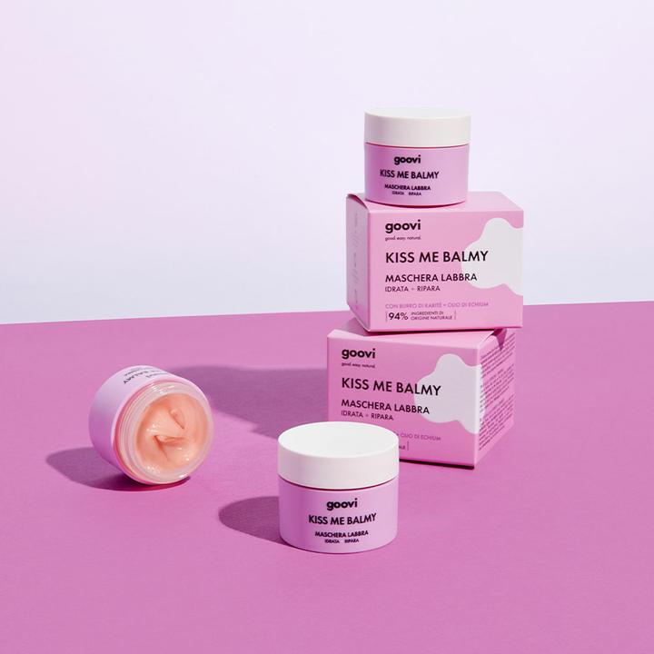 Actual product image Goovi KISS ME BALMY Hydrating & Repairing Lip Mask Ds 10 ml (Lip cream, 10 ml)
