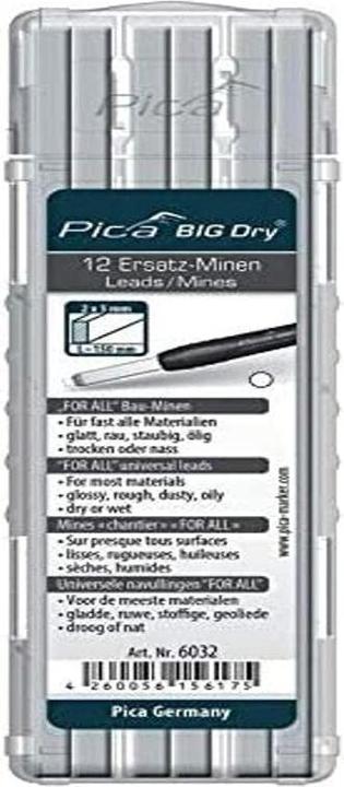 Produktbild Pica Ersatzminen BIG-Dry Weiss (12 Stück, Weiss, 5 mm)