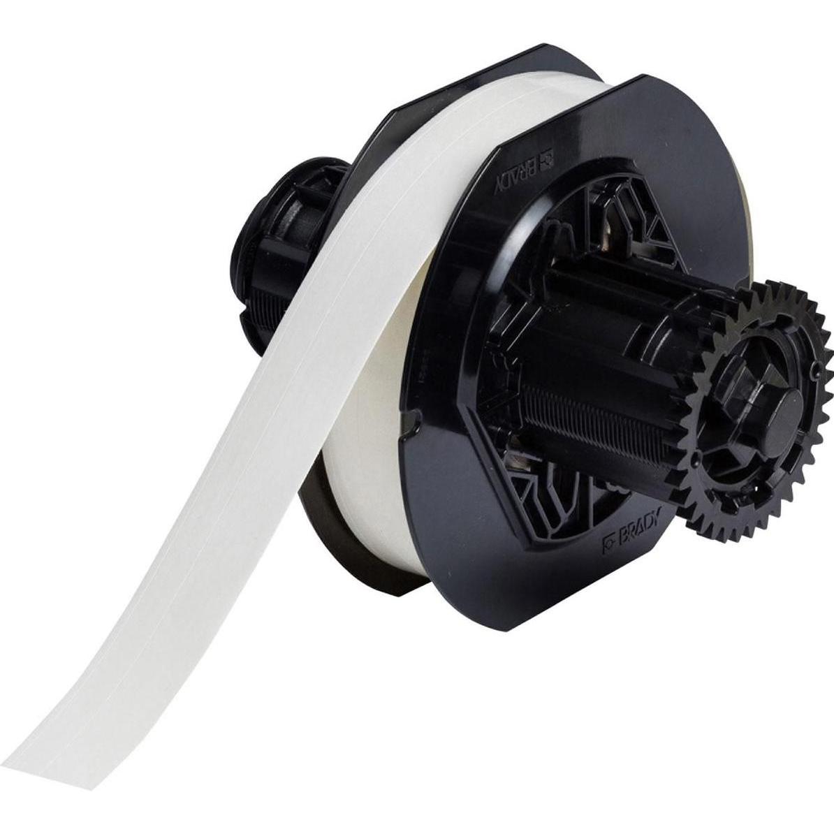 Brady, Etiketten, B33C-312-422, Polyester, Weiss, glänzend, 7.92 mm x 25.91 m, permanent, Endlos