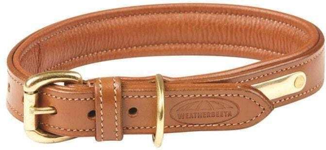 Weatherbeeta Gepolstertes Hundehalsband aus Leder