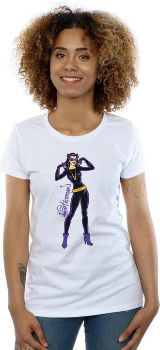 Produktbild Catwoman Happy Pose Baumwolle TShirt (XXL)