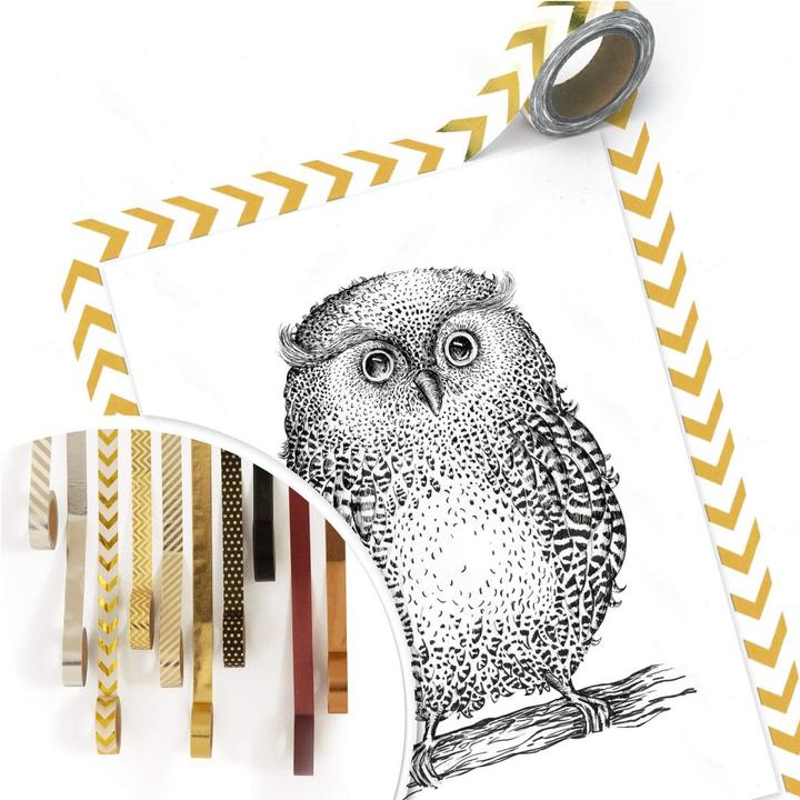 Produktbild Trenddeko Kvilis - Eule 02 (40 x 50 cm)