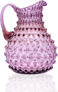 Kvetna 1794 Polka Dot - Améthyste - fabrication artisanale - rond (2 l)