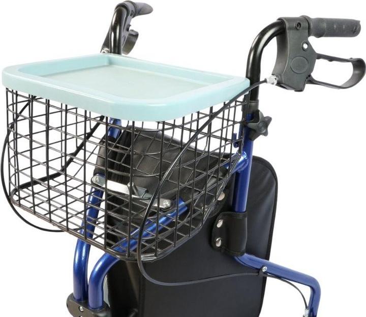 Actual product image Reha Fund Praktyczny chodzik trójkołowy z koszykiem i torbą - RF-621