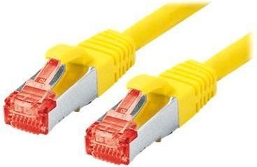 Produktbild Tecline Patchkabel S-STP (PIMF), Cat 6, gelb, 2,0 m Patchkabel mit besonders schmalem Knickschutz (S/FTP, CAT5e, 2 m)