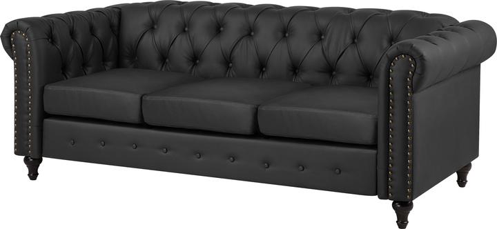 Beliani Chesterfield (3-Sitzer)