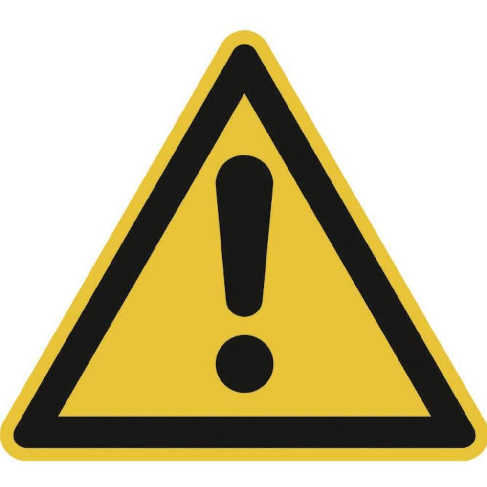 Magni Warnschild Folie SL 50 mm Warnung vor einer Gefahrenstelle 10 Stk.pro Bogen (204087)