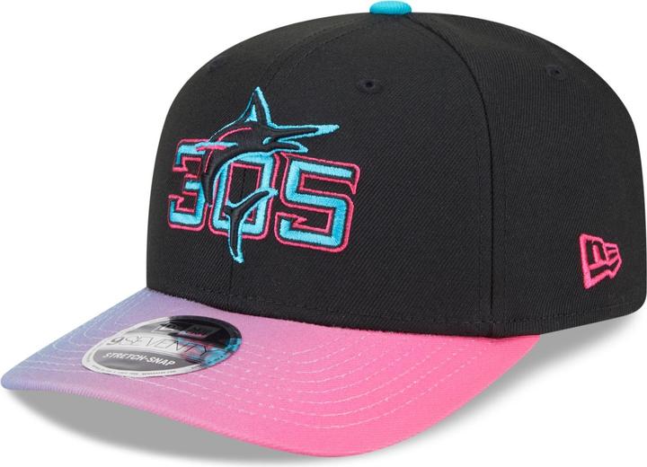 Actual product image New Era 9Seventy Stretch Cap City Connect Miami Marlins