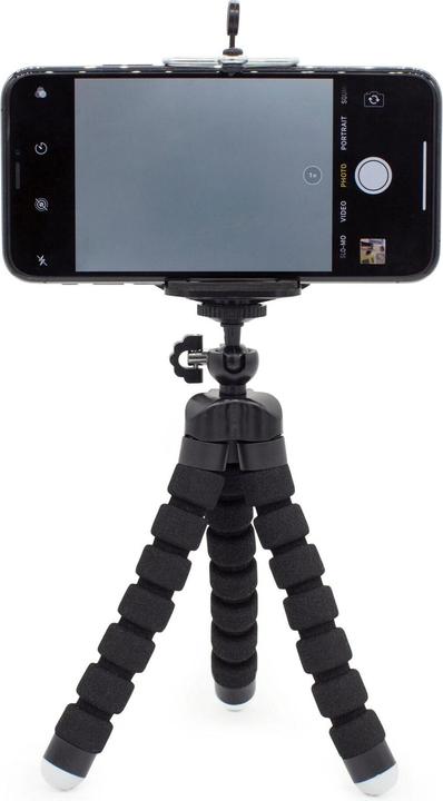 Kikkerland Smartphone Tripod (Kunststoff, Schaumstoff, Textil)