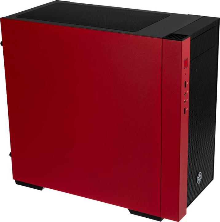 Produktbild Silverstone Tower SST-RL08BR-RGB schw./rot (Mini-DTX, Mini-ITX)