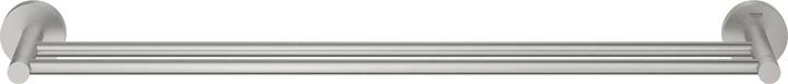 Immagine prodotto Grohe Porta asciugamani doppio Start QuickFix, 654 mm, adesivo, supersteel