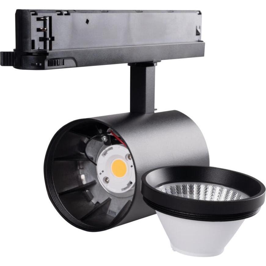 Thumbnail - Kanlux, Wandleuchte + Deckenleuchte, Kanliux Bahnstrahler LED 30W 2850 lm 3000K 220-240V IP20-S6-B schwarz 33135 (2850 l...