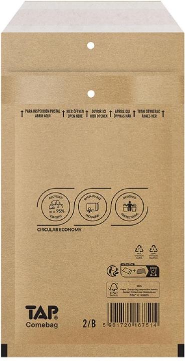 Immagine prodotto Antalis Busta a bolle d'aria 12 x 21,5 cm Marrone, 200 pezzi (200 x)