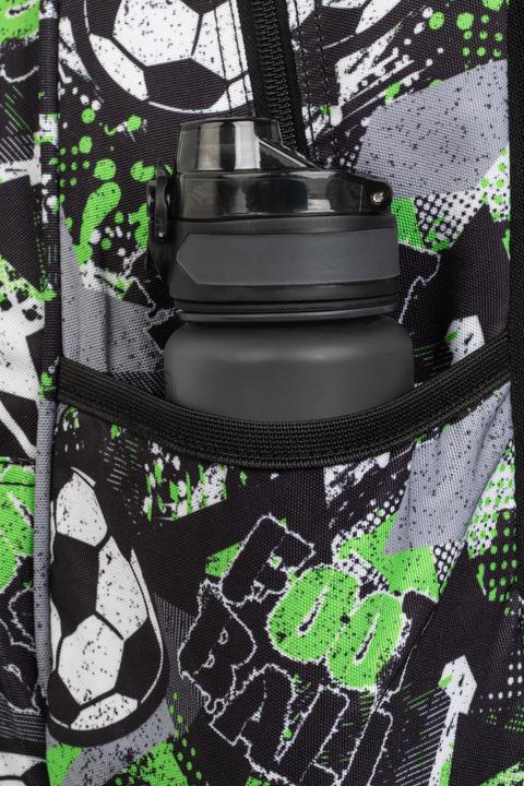 Actual product image Coolpack Satchel fabric black, green