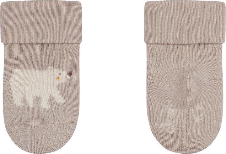 Produktbild Sterntaler Socken 3er Set Bär Sand Gr. 17/18 (3er Pack, 17 - 18)