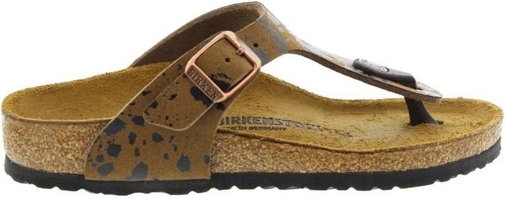 Actual product image Birkenstock GIZEH Kids Birko-Flor Narrow - Brown (S)