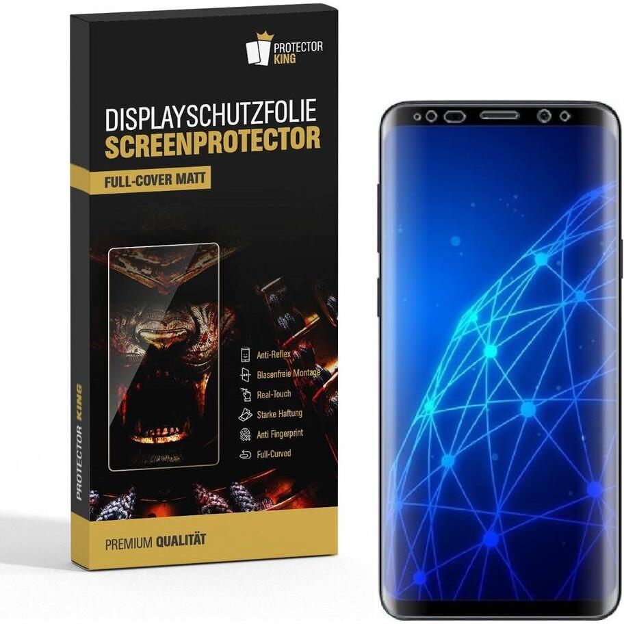 Protectorking 6x Premium Displayschutzfolie Matt Entspiegelt (6 Stück, Samsung Galaxy S9+), Smartphone Schutzfolie, Tran...