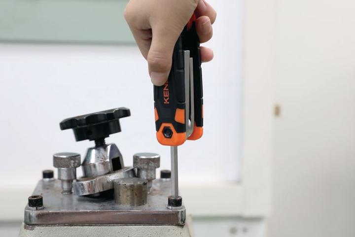 Actual product image Kendo Folding holder with hexagon spanners
