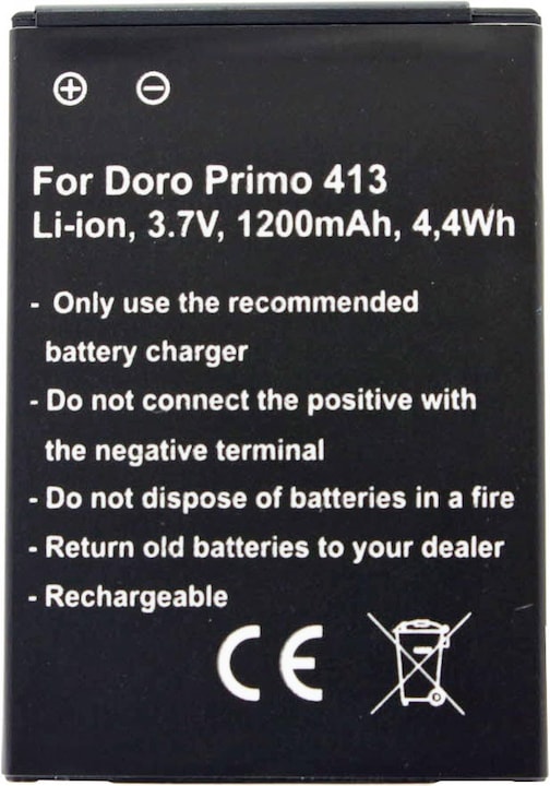 Immagine prodotto AccuCell Batteria Doro Primo 413 Batteria RCB413