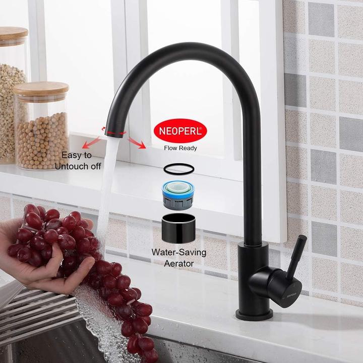 Produktbild Grifema Wassersparende Küchenarmatur mit 360° Drehung