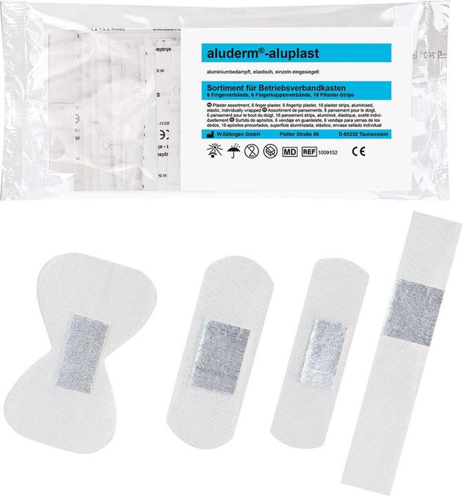 Actual product image Söhngen Finger bandage set aluderm-aluplast, small (30x)