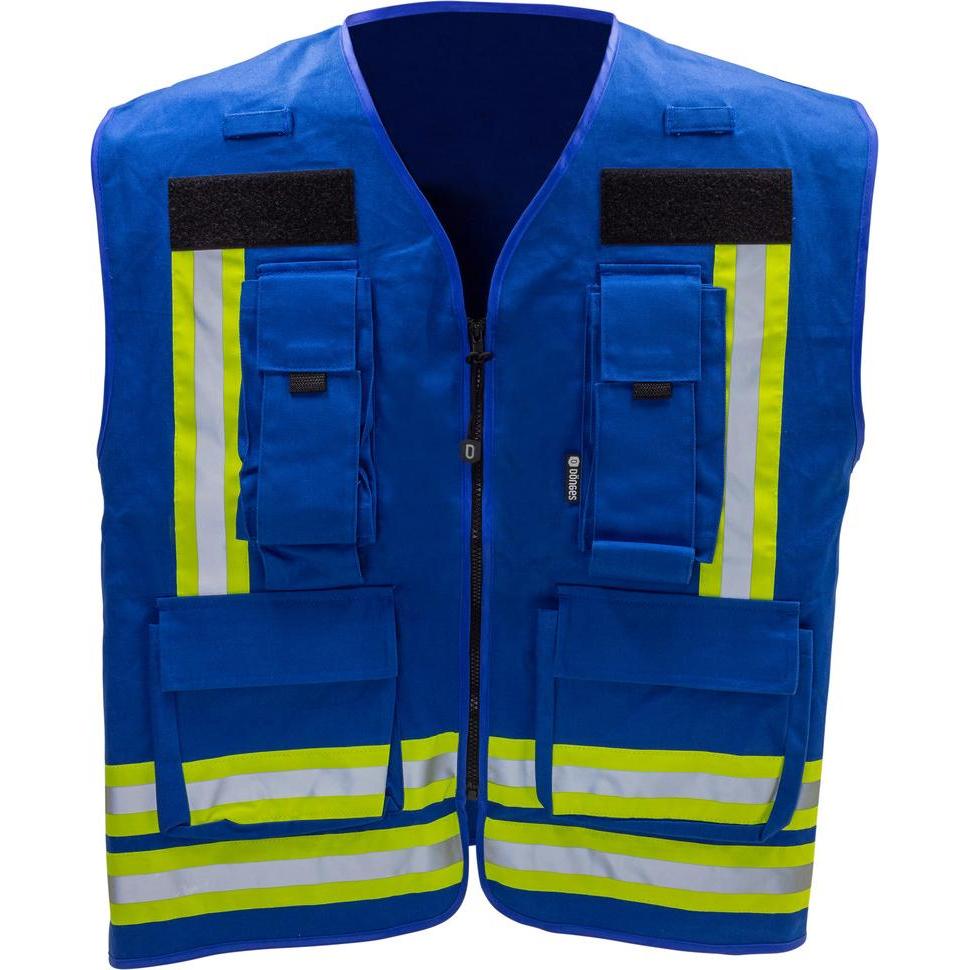 Dönges, Warnweste + Warnshirt, Kennzeichnungsweste, blau (One Size)