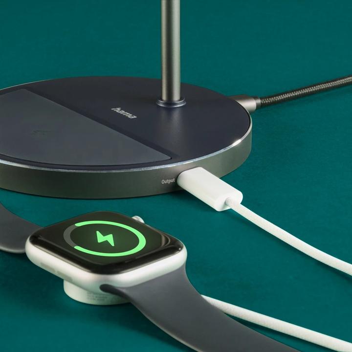 Image du produit Hama Kabelloses Qi2-Ladegerät, induktiv Schnellladen, 2in1-Ladestation, 15 W (15 W)