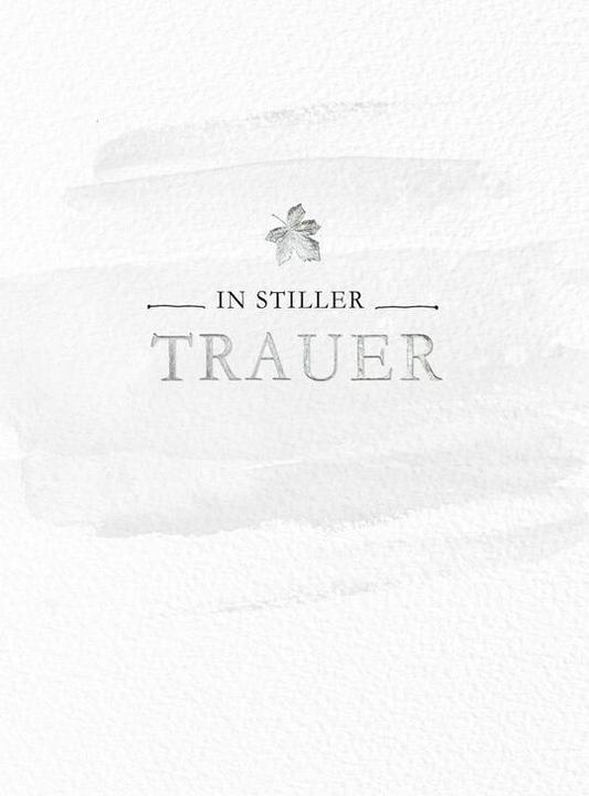 Image du produit Magni Carte de condoléances, carte de deuil, format B6 176 x 125 mm, carte pliable avec enveloppe. (6 pcs)