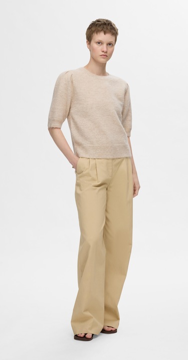 Image du produit Selected Femme Slflulu Ss Open Back Knit O-Neck Noos (XL)
