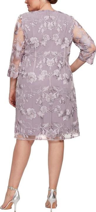 Image du produit Alex Evenings Vestito Shift con Scollo a V e Giacca di Media Lunghezza (54)