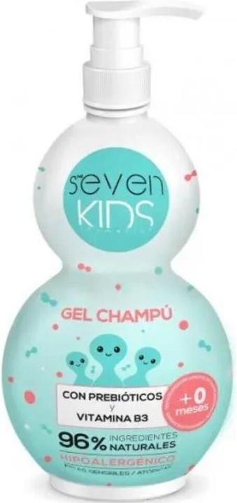 The Seven Cosmetics SEVEN KIDS gel-champú 400 ml (400 ml, Flüssiges Shampoo)