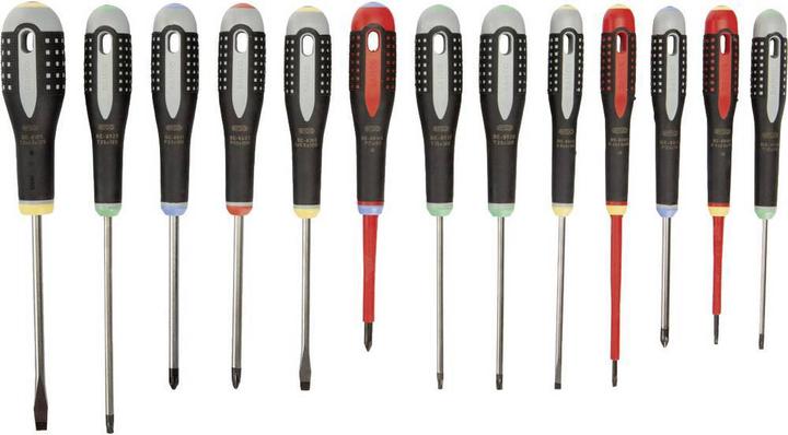 Immagine prodotto Bahco Set di tournevis ERGO, 13 pezzi (Porta, Cacciavite a croce PZ, Pin-torx)