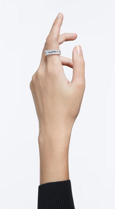 Produktbild Swarovski Matrix Vittore Ring Baguette Schliff Weiss Rhodiniert (60)