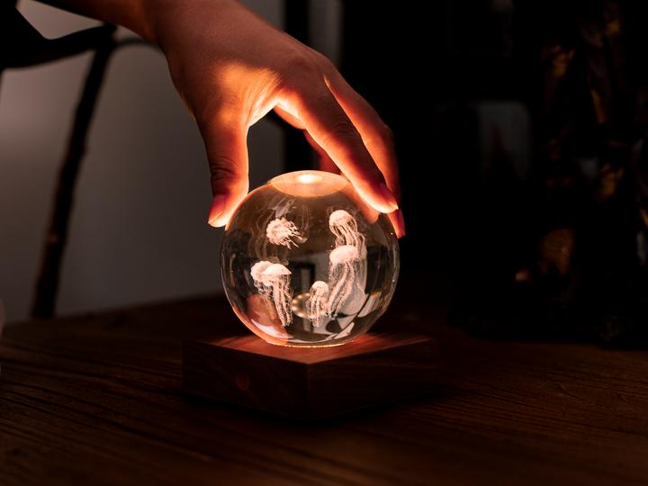 Produktbild Gingko Amber Crystal Light