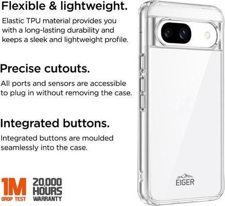 Actual product image Eiger Grip Case (Google Pixel 8a)