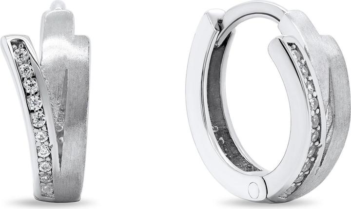 Produktbild Brilio Silver - Stylish silver earrings with zircons EA210W