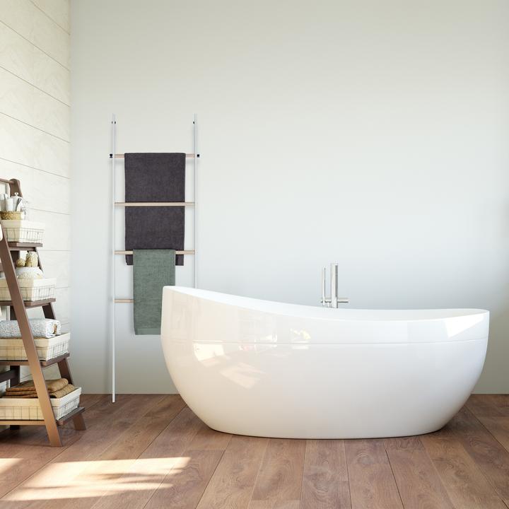 Actual product image Relaxdays Towel ladder
