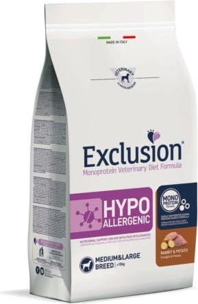 Actual product image Exclusion Hypoallergenic Rabbit & Potato Medium/Large Breed (Adult, Senior, 1 pcs., 12000 g)