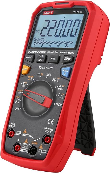 Actual product image Uni-T UT 161E - Multimeter digital 20.000 Counts USB hFE (CAT III 1000V, CAT IV 600V)