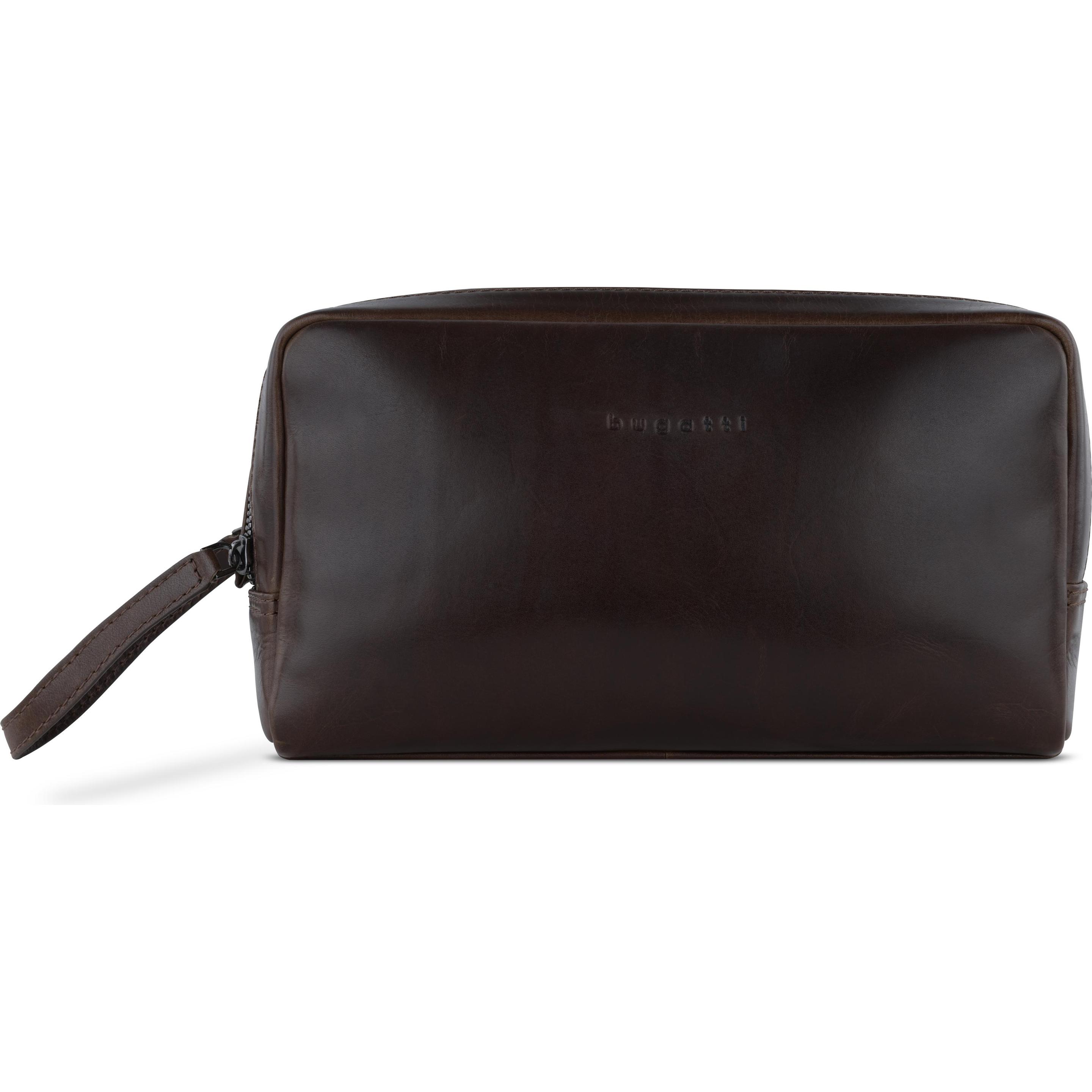 Bugatti, Necessaire, Kulturbeutel Romano 4014, Braun, (3 l)
