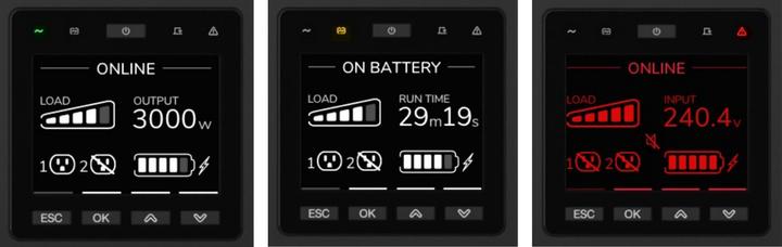 Produktbild APC SRTG5KXLI uninterruptible power supply (UPS) Double-conversion (Online) 5 kVA 3 AC outlet(s) (5000 VA, 5000 W)