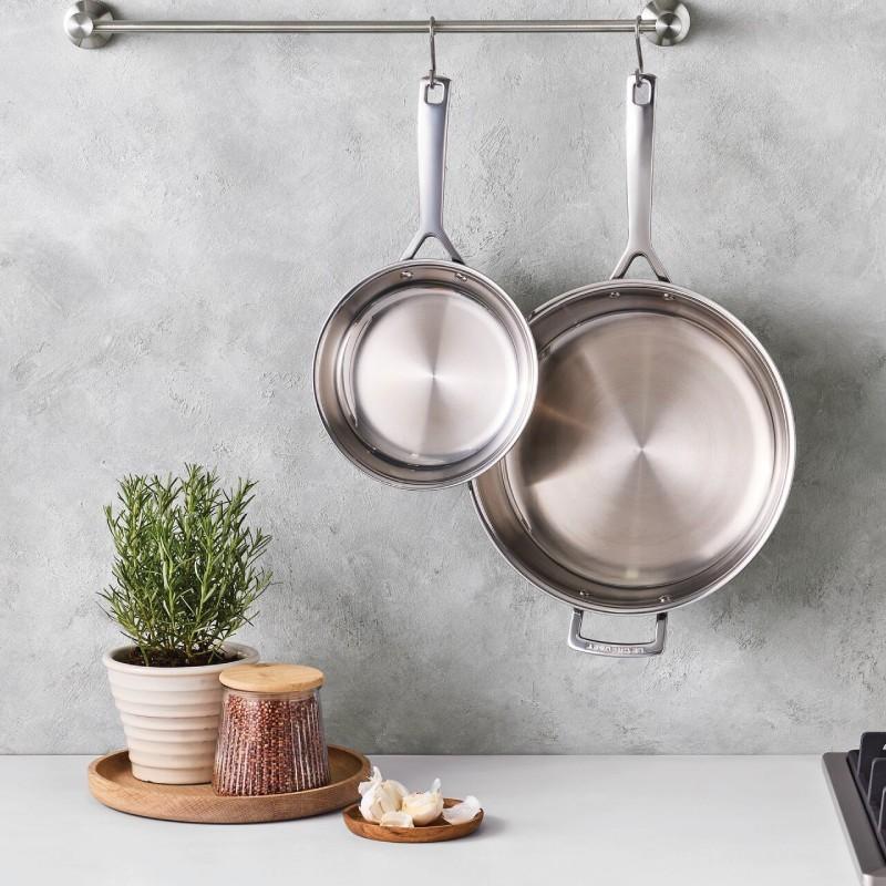 Le Creuset Argento Pan Shallow 28Cm, Padella + Pentola,