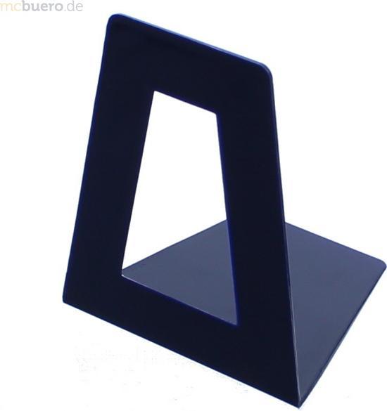 Produktbild Metzger&Mendle Buchstütze 129x95x110mm Kunststoff lose blau (12.90 x 9.50 x 11 cm)