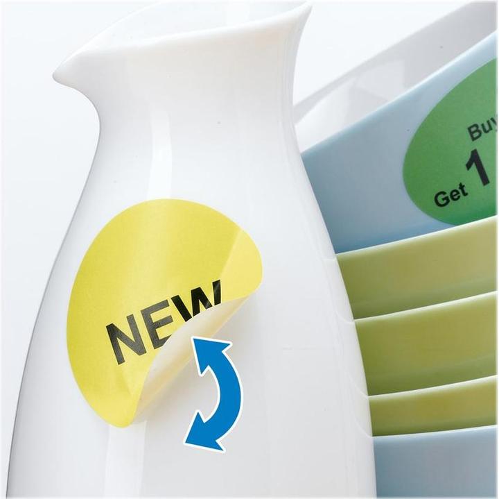 Actual product image HERMA A4 removable labels