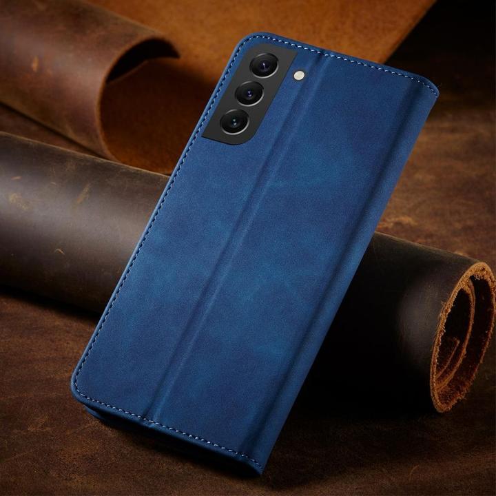 Image du produit Hurtel Magnet Fancy Case Case pour Samsung Galaxy S22 + (S22 Plus) Pouch Wallet Card Holder Blue (Samsung Galaxy S22+)