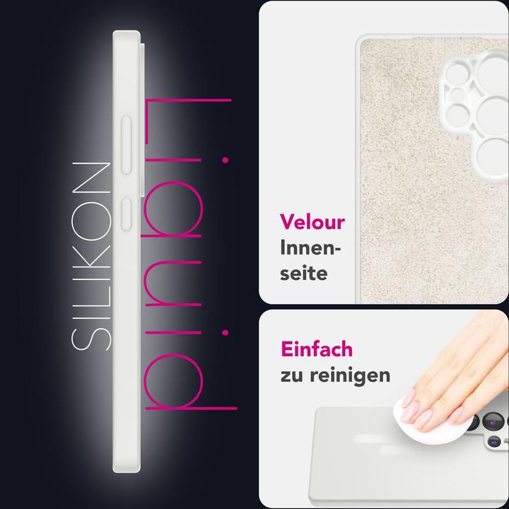 Produktbild Nalia Phoenix - Abwischbare Flüssigsilikon Hülle - Easy Clean Liquid Silicone Cover (Samsung Galaxy S25 Ultra)