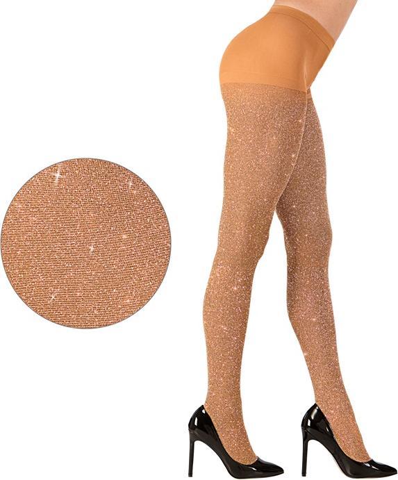 Produktbild Widmann Goldene Glitzerstrumpfhose 40 DEN