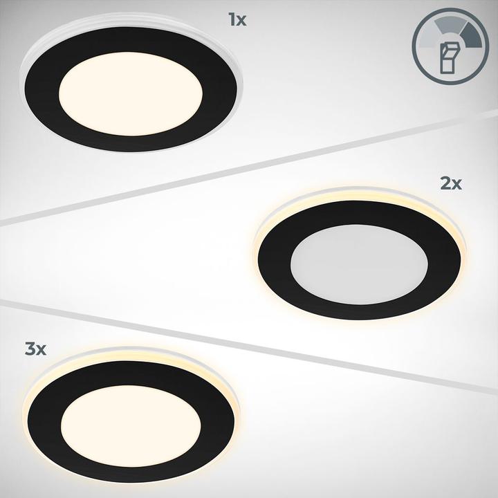 Actual product image B.K.Licht LED recessed light set of 6 (425 lm)