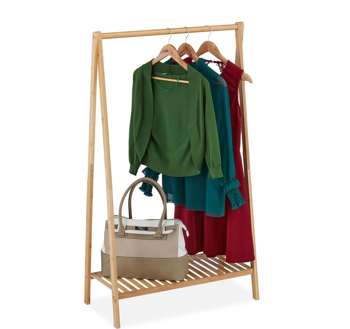 Actual product image Relaxdays Coat rack